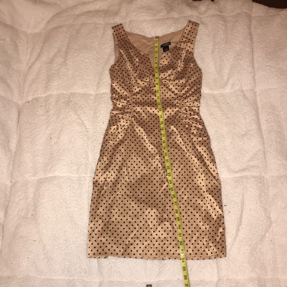 Polka Dot Champagne Dress - Picture 7 of 9